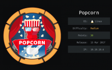 Writeup for HacktheBox Popcorn